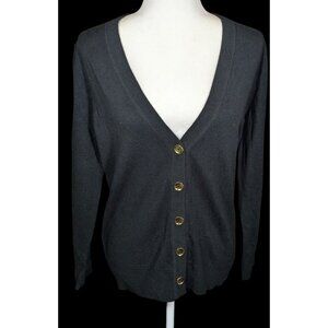 Vintage Draper's & Damon's Petite Black Button Up Cardigan